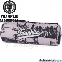 2018 Stationery Team Кръгъл несесер Franklin Marshall 00914 Pink 2018 Stationery Team Кръгъл несесер Franklin Marshall 00914 Pink